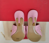 Valentino Garavani Roman Stud Mule 65 Rosa Pink Leather Sandals Heels