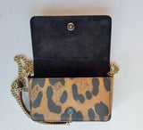 Christian Louboutin Zoompouch Leopard Studs Chain Bag Zoomi