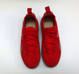 Christian Louboutin Arpoador Donna Drawstring Red Knit Clear Sole Sneakers