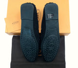 Tod's Gommino Bow Loafers in Black Suede Flats Driving Shoes