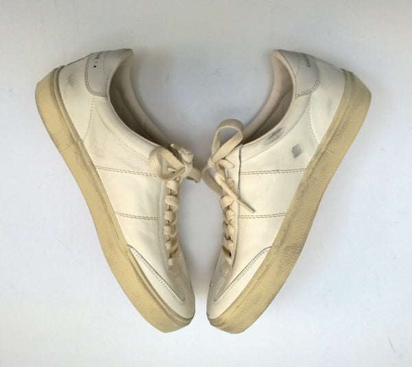 Golden Goose Soul Star Beige Cream Leather Sneakers