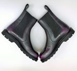 Loewe Blaze Chelsea Boots in Purple Leather