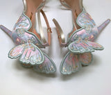 Sophia Webster Chiara Butterfly Sandals 3-D Heels New in Box