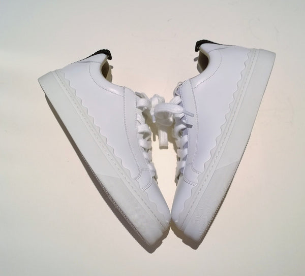 Chloé Lauren Sneakers in White Leather New in Box Trainers