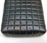 Saint Laurent Square Quilted Small Tote with Gold Tone Chain Bag New with Box