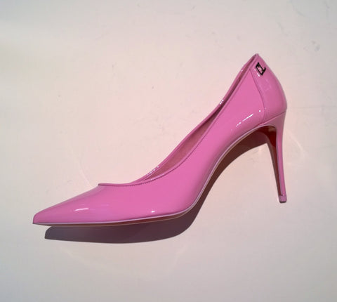 Christian Louboutin Sporty Kate 85 Confettis Lilac Pink Patent Heels