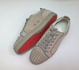 Christian Louboutin Louis Junior Sneakers in Warm Grey Goose