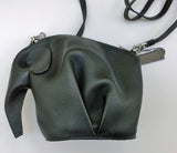 Loewe Elephant Black Leather Crossbody Mini Bag