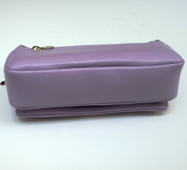 Roger Vivier Viv' Choc Crossbody Bag Phone Pouch Baby Purple