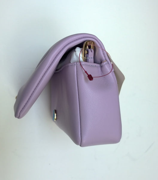 Roger Vivier Viv' Choc Crossbody Bag Phone Pouch Baby Purple