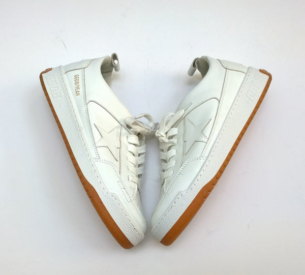 Golden Goose Yeah! Sneakers in White Leather