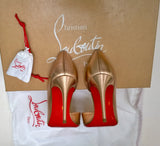 Christian Louboutin Iriza 85 Rose Gold Heels