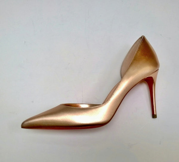 Christian Louboutin Iriza 85 Rose Gold Heels