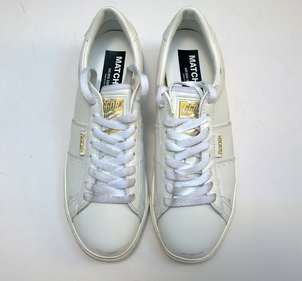 Golden Goose Matchstar GGDB White Leather Sneakers Trainers