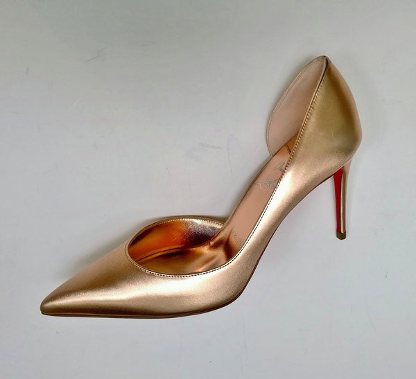 Christian Louboutin Iriza 85 Rose Gold Heels