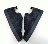 Christian Louboutin Louis Junior Black Suede Sneakers