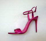 Christian Louboutin Loubigirl 100 Psychic Fuchsia Metallic Pink Ankle Strap Sandals