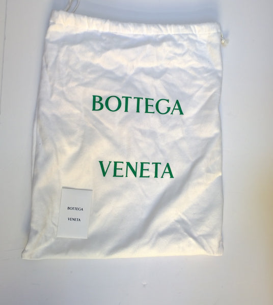 Bottega Veneta Casette Silver Chain Black Leather Bag