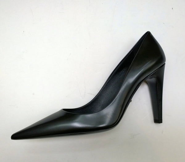 Prada Black Leather Pointy Heels New in Box