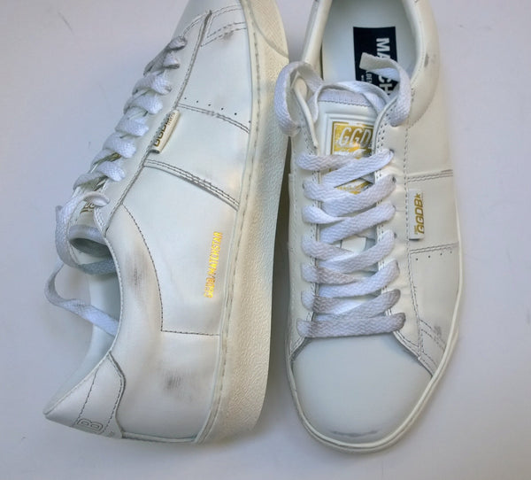 Golden Goose Matchstar GGDB White Leather Sneakers Trainers