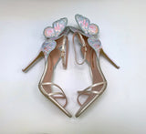 Sophia Webster Chiara Butterfly Sandals 3-D Heels New in Box