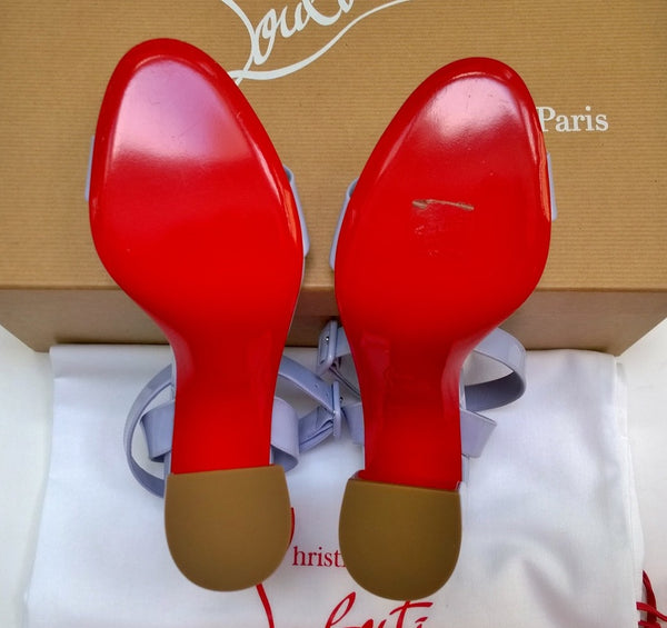 Christian Louboutin Miss Sabina 85 Lavender Patent Sandals New in Box
