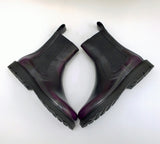 Loewe Blaze Chelsea Boots in Purple Leather