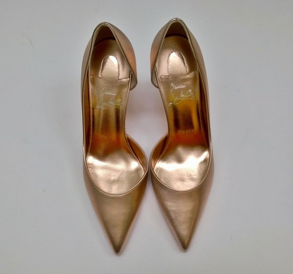 Christian Louboutin Iriza 85 Rose Gold Heels