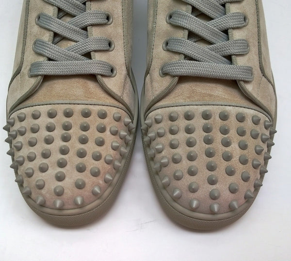 Christian Louboutin Louis Junior Sneakers in Warm Grey Goose