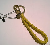 Miu Miu Key Chain Logo Bag Charm with Yellow Leather New in Box