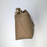 Loewe Puzzle Small Bag in Beige Tan Leather New