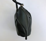 Loewe Elephant Black Leather Crossbody Mini Bag