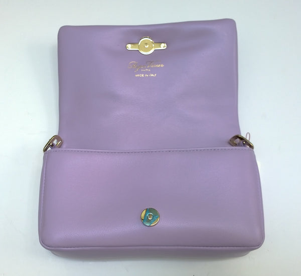 Roger Vivier Viv' Choc Crossbody Bag Phone Pouch Baby Purple