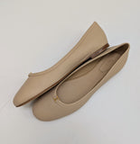 Chloé Marcie Pale Beige Leather Flats with Gold Tone Details New in Box Shoes Delicate Nude