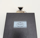 Prada Claw Clip in Silver Metal with Logo New in Box Hair Accessories