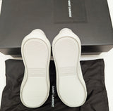 Saint Laurent Andy White Leather Low Top Sneakers New in Box Gym
