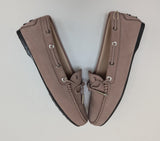 Tod's Dusty Pink Suede Loafers with Rubber Soles Gommino Flats New in Box Shoes