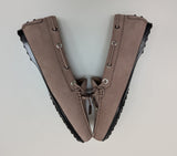 Tod's Dusty Pink Suede Loafers with Rubber Soles Gommino Flats New in Box Shoes