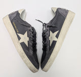 Golden Goose Ball Star Distressed Suede-Trimmed Leather Sneakers New in Box