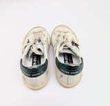Golden Goose Super-Star Penstar Classic New in Box Calf Leopard Star with Metallic Green Accent