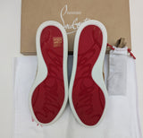 Christian Louboutin Tutti Rui Brown Leather, Canvas and Suede Sneakers New in Box Trainers