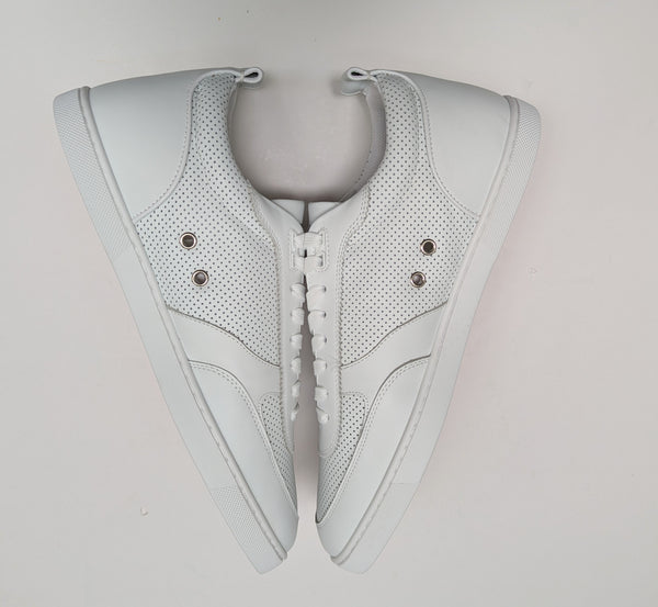 Christian Louboutin Tutti Rui Stark White Leather Sneakers New in Box