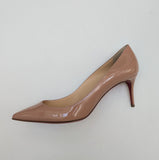 Christian Louboutin Kate 70 Nude Patent Heels New in Box Authentic