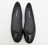 Repetto Cendrillon Black Patent Ballet Flats with Rubber Soles New in Box Made in France
