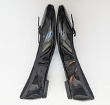 Repetto Cendrillon Black Patent Ballet Flats with Rubber Soles New in Box Made in France