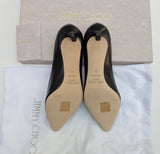 Jimmy Choo Romy 60 Kitten Heels in Black Leather New in Box