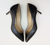 Jimmy Choo Romy 60 Kitten Heels in Black Leather New in Box