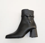 Jimmy Choo Lawton 65 Black Leather Ankle Boots New in Box