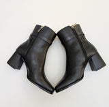Jimmy Choo Lawton 65 Black Leather Ankle Boots New in Box