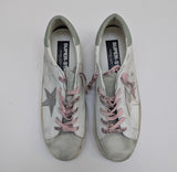 Golden Goose Super Star Classic White Leather Sneakers New in Box